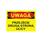 Tablica budowlana ostrzegawcza 250x350 