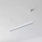 CLEOLine-1 854mm wisząca DIRECT, Micro Pryzma, LED PHILIPS LV 21W/3300lm/930/TD/CAS, 230V, biały sygnałowy (mat struktura) RAL 9003