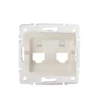 LOGI 02-1419-003 kr Adapter gniazdo komputerowe podwójne niezależne