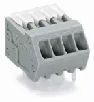 Złączka do płytek drukowanych suwak 0,5 mm² RM 2,5 mm 6-bieg, pomarańczowa