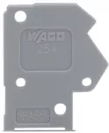 Ścianka końcowa gr. 1 mm do montażu zatrzaskowego, czarna 254-900