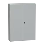 PanelSeT Obudowa wisząca S3D drzwi podwójne z płytą montażową ocynkowaną IP55 1400x 1000x 300mm