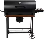 GRILL WĘGLOWY Z POKRYWĄ, RUSZT 71X34,5CM