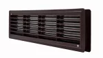 Kratka drzwiowa 115x430 mm brąz
