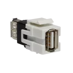 KOS 45 Moduł Keystone - ładowarka USB BIAŁY