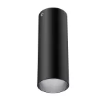 PIXO 160 stropowy max 1x50W, GU10, 230V, kolor srebra, czarny głęboki (mat struktura) RAL 9005 T068D16Sh963116