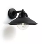 Cormorant wall lantern black 1x42W 230V myGarden Kinkiet