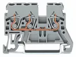 3-przewodowa złączka przelotowa 2,5 mm², czarna 870-685