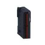 Modicon TM3, moduł wejść analogowych, 4 wejścia prąd/napięcie, zaciski sprężynowe