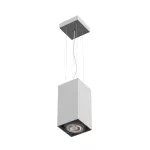 TUZ S2Wh AR111 wisząca max. 1x60W, G53, 12V/AC, srebrny aluminiowy (mat struktura) RAL 9006