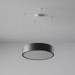ABA PRO 540 wisząca LED 19,4W/3538lm/830/TD/CAS, 230V, czarny głęboki (mat struktura) RAL 9005