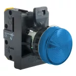 LAMPKA SYGN. NIEBIESKA 110V ŻARÓWKA STANDARD