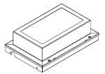 Obudowa zwieszana GUARD AWEX-ETS/3W/E/1/SE/PT/WH oprawa EXIT S IP65 ECO LED 3W 310lm 1h Hermetyczna INOX IP65 /PMMAC /INOX (1.4404) /
