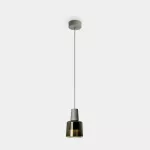Pendant Khoi Surfaced LED 22.7W LED warm-white 3000K ON-OFF Cement grey 907lm 00-4037-CS-12