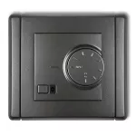 FLEXI Elektroniczny regulator temperatury z czujnikiem powietrznym grafitowy