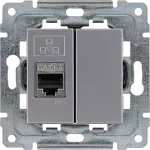DANTE Gniazdo komputerowe poj. RJ45, bez ramki, INOX