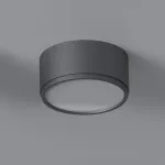 KAPS A1/16 stropowy LED 16W/1600lm/3000K, 230V, czarny głęboki (mat struktura) RAL 9005, czarny głęboki (mat struktura) RAL 9005