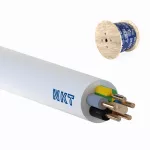 YDYżo 450/750 5x1 biały Kabel elektroenergetyczny, instalacyjny, wielożyłowy z izolacją PVC