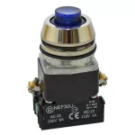 PROMET Przycisk NEF30-UWLXY/24V/W3 niebieski