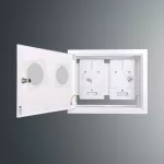 Rozdzielnica p/t licznikowa RW 25NN 2T1F 312x403x170; pełne drzwi; z.p.9081; IP30; RAL9003