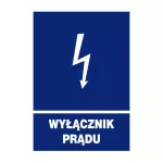 Znak elektryczny informacyjny 148x210 