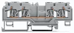 4-przewodowa złączka przelotowa 4 mm², pomarańczowa 880-832/999-940