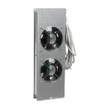Płyta osłonowa z 2 wentylatorami, blacha stalowa, 230 VAC, 50\60Hz, 34 dB