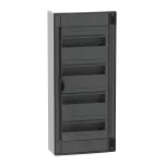Obudowa PrismaSeT XS PSXS-4-13-NT-P, natynkowa, drzwi przezroczyste, 4 rzędy, 13 modułów w rzędzie, IP40, IK09