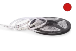 TAŚMA LED NEXTEC 12V / SMD 3528 - 300 LED / IP63 / CZERWONY / PODŁOŻE BIAŁE / ROLKA 5m / 8mm