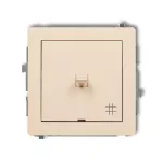 DECO Mechanizm łącznika krzyżowego w stylu amerykańskim beżowy