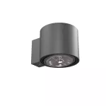 TUZ T2Kh AR111 kinkiet max. 1x60W, G53, 12V/AC, czarny głęboki (mat struktura) RAL 9005