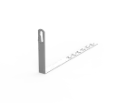 [OG] Uchwyt pod dachówkę z zaczepem L-330mm; H-150mm