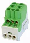 SDB 100 Blok rozdzielczy - dystrybucyjny Al/Cu 80010 SIMBLOCK zielony