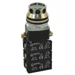 PROMET Przycisk NEF30-KL3X3Y/D230V zielony