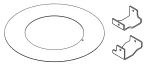 Zestaw montażowy ROUND (rozeta 280 mm do otworu 260 mm)