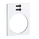 Harmony XAC Etykieta wymiary 30x40mm biała