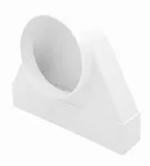 Kolano łącznikowe 220x55 Ø125 białe