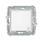 ICON Mechanizm łącznika zwierny światło biały mat