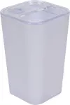 KUBEK NA SZCZOTECZKI CUBOID WHITE