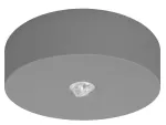Oprawa AXN IP65 LED 6W 600lm (opt. koryt.) do centralnej baterii szara