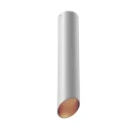 PIXO 310 stropowy max 1x50W, GU10, 230V, kolor miedzi, srebrny aluminiowy (mat struktura) RAL 9006 T068W31Sh961101