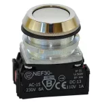 PROMET Przycisk NEF30-K2Y/W3 biały