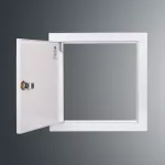 Drzwiczki rewizyjne SP 250x250 RAL9003, kołnierz szer.2, 5cm