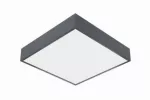 SQ 300 LED PLUS LENS 2300lm 840 IP54 II kl. OPAL RAL9005 (24W) 300mm