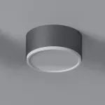 KAPS A1/10 stropowy LED 10W/1000lm/3000K, 230V, biały sygnałowy (mat struktura) RAL 9003, czarny głęboki (mat struktura) RAL 9005