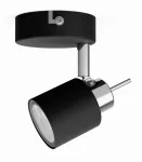 Meranti single spot black 1x35W 230V Oświetlenie punktowe