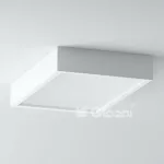 BELONA PROSTOKĄT 600x400x100 plafon max. 3x60W, E27, 230V, srebrny aluminiowy (mat struktura) RAL 9006