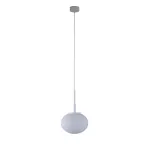 OVO fi220 wisząca max.1x23W, E27, 230V, przewód transparentny, biały sygnałowy (mat) RAL 9003