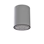 MINIMAL E2 stropowy max.1x60W, E27, 230V, srebrny aluminiowy (mat struktura) RAL 9006