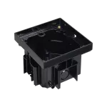 SIMON CONNECT TSC-KGT100-74 Puszka IP66 do instalacji w podłodze wylewanej dla 1,5 modułów 45x45 w kolorze czarnym